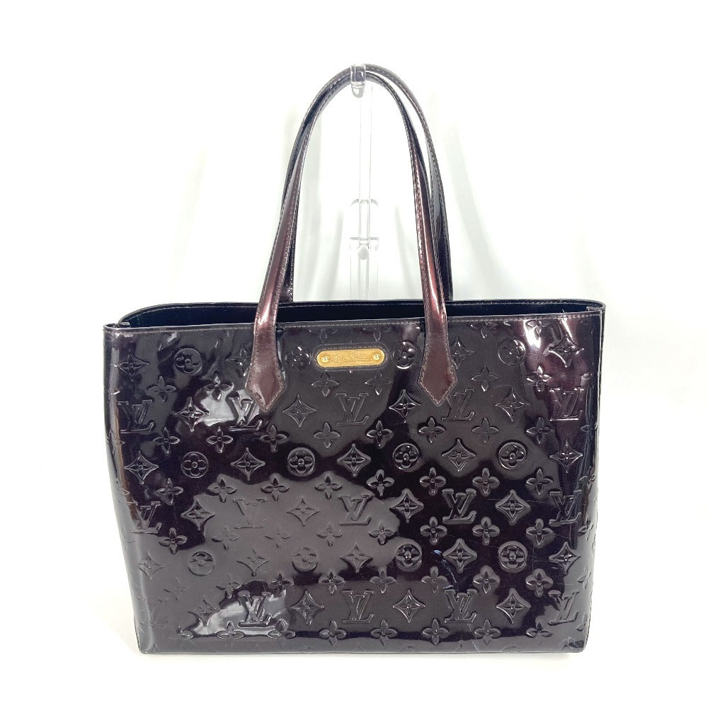 LOUIS VUITTON Shoulder Bag M91645 Monogram Vernis purple Monogram Vernis Wilscher MM