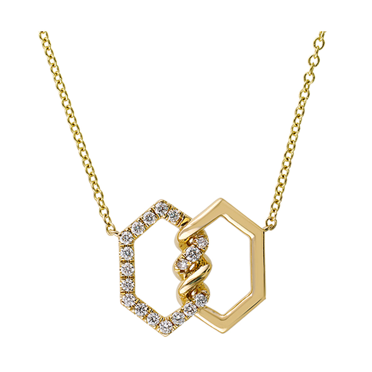 GEMS ONE 14Kt Yellow Gold Diamond 1 5Ctw Pendant