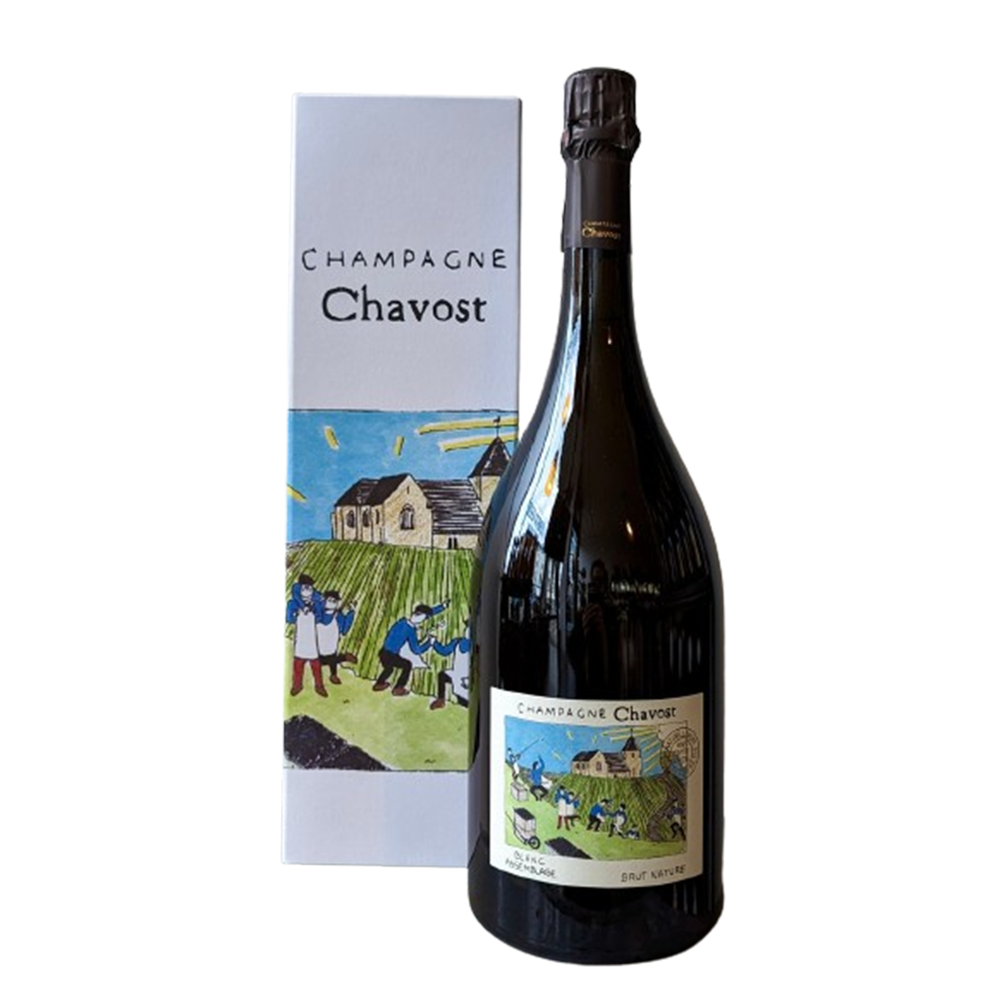 MHW, LTD. Chavost Blanc d' Assemblage Brut Nature Champagne Magnum 1.5l
