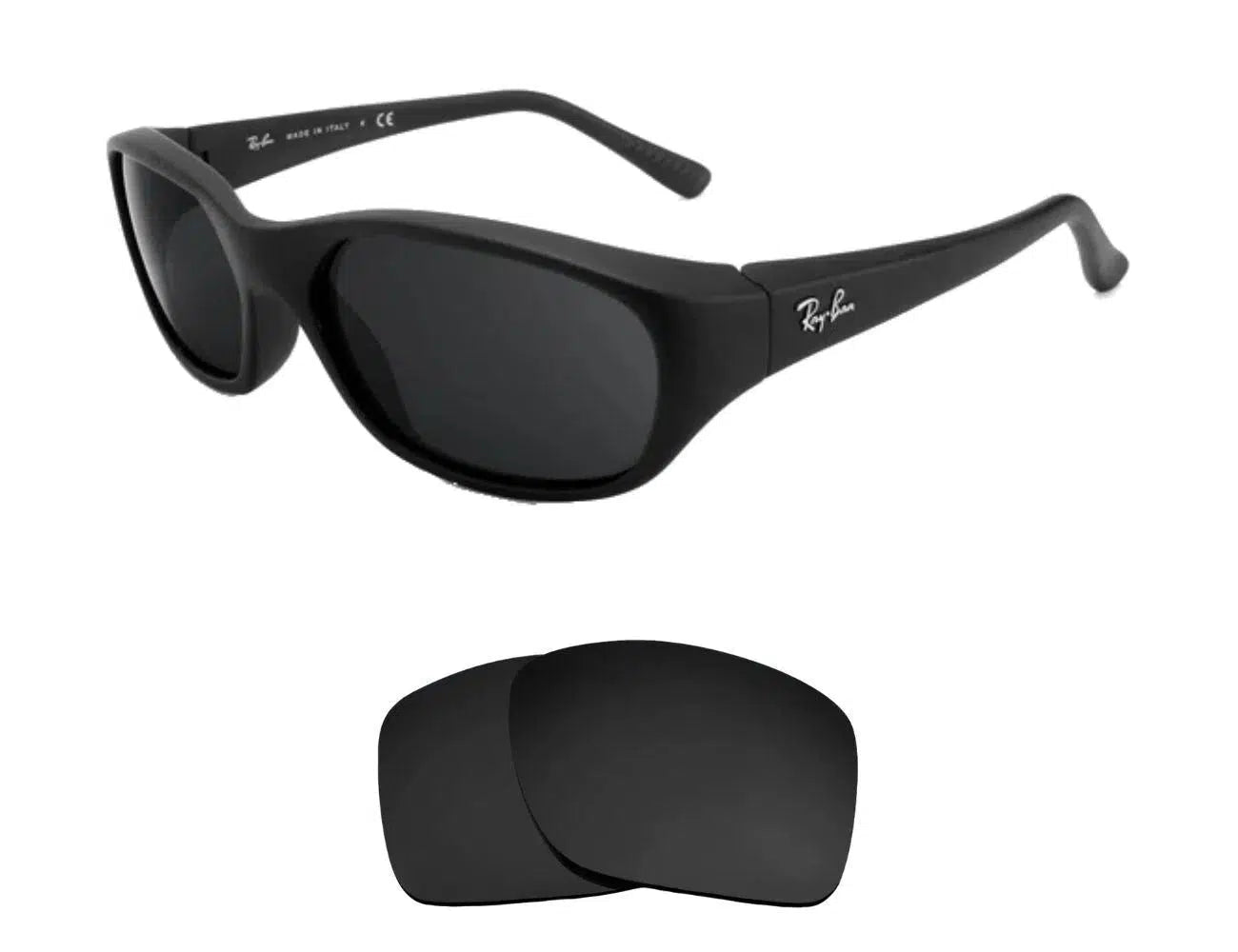 SEEK OPTICS Ray Ban Replacement Lenses RB2016 59mm Daddy O