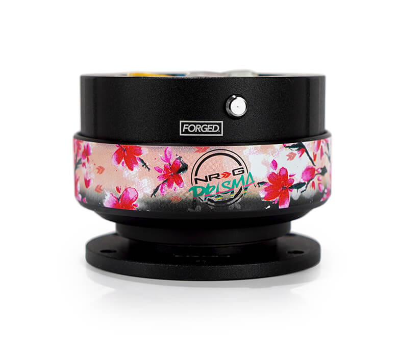 NRG  Quick Release   Black Body/ Sakura ring with Prisma Collab   Gen 2.0   SRK 200BK SAK