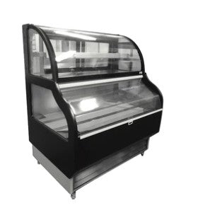 Canco RTS 510L Dual Service 51.5" Open Refrigerated Floor Display Case Merchandiser