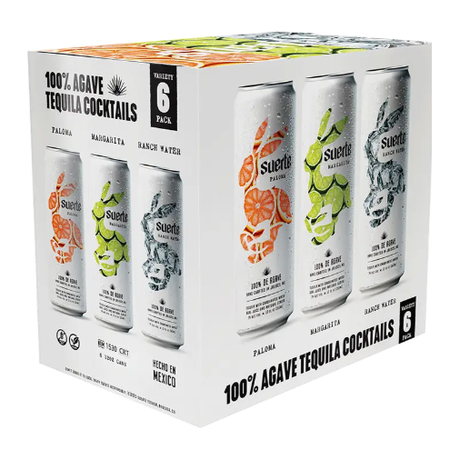 Suerte Ready to Drink Variety 6 pack x 12 oz