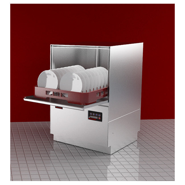 Swissh 25PLC Undercounter Electric Dishwasher with Digital Control   48 Racks/Hour