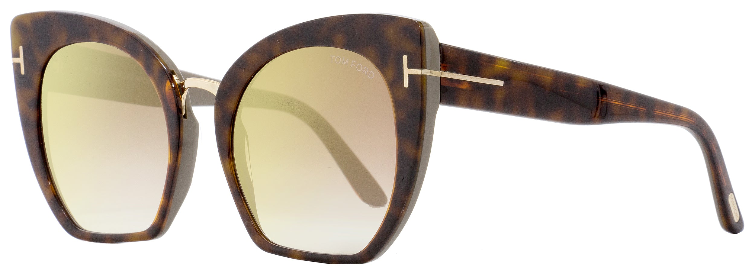 Tom Ford Butterfly Sunglasses TF553 Samantha 02 56G Havana 55mm FT0553