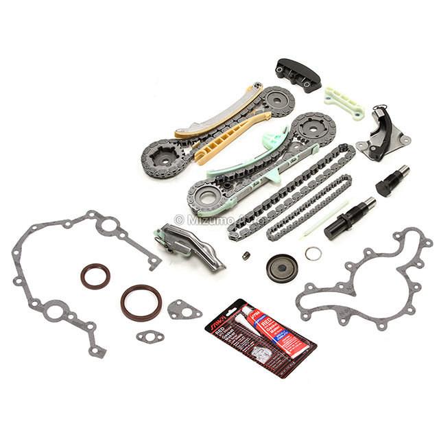 EVERGREEN NEW 97 11 Ford Mercury Mazda 4.0L SOHC Timing Chain Kit, Cover Gasket, Oil Seals