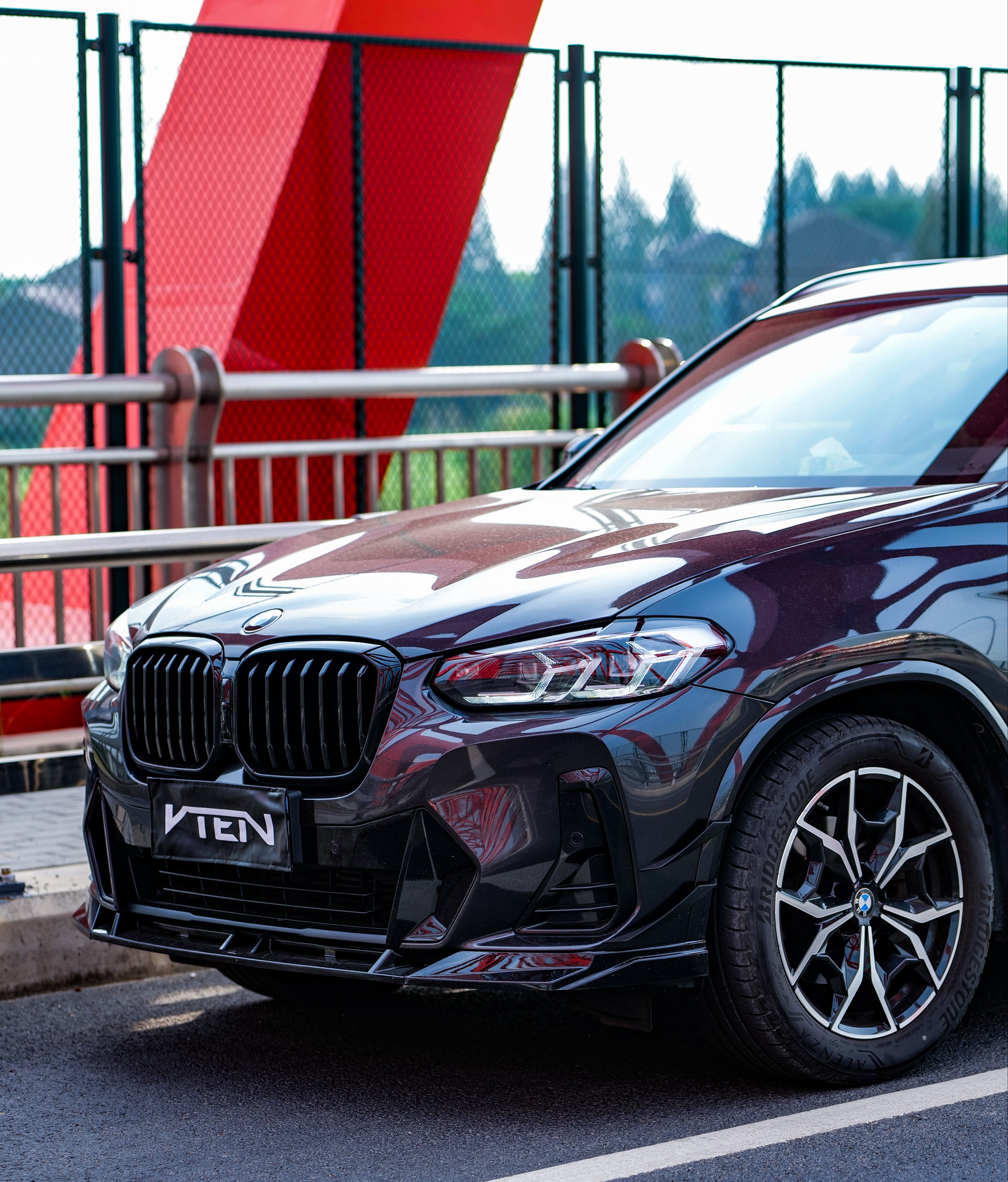 VTEN Front Lip for BMW X3 G01 & X4 M40 G02 & IX3 BEV G08 LCI 2022 ON PP