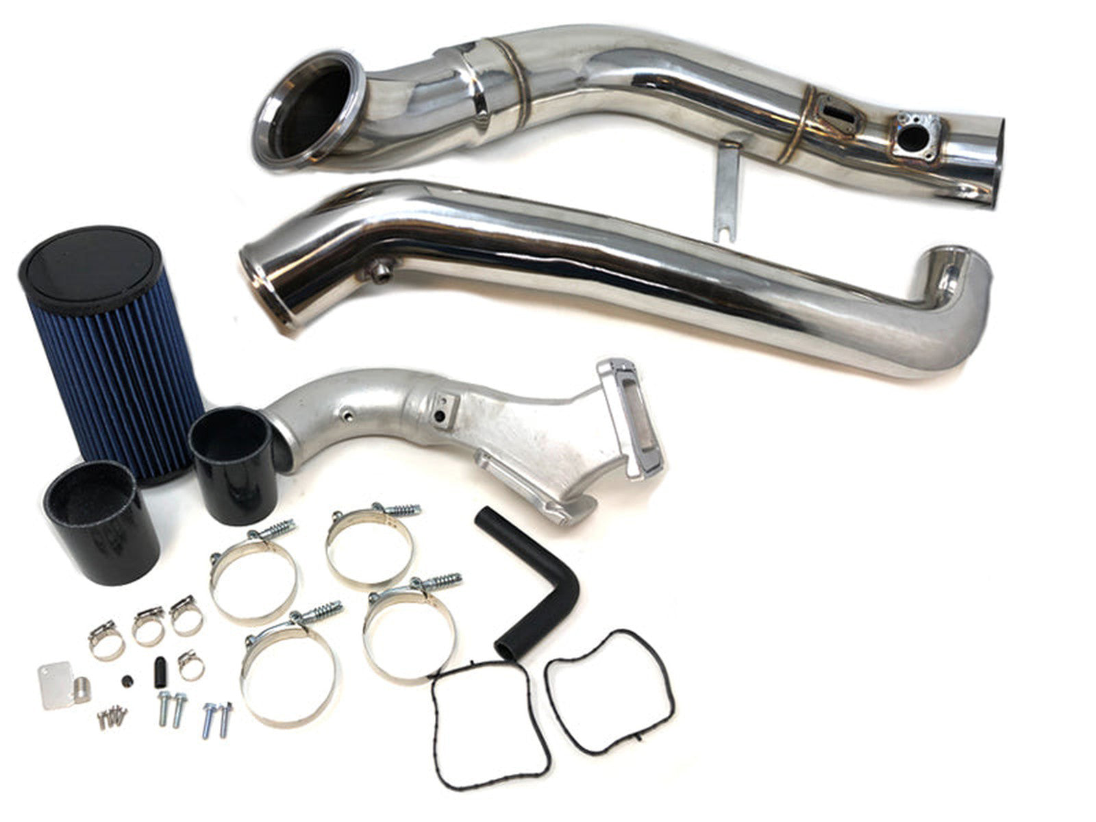 ZZ Diesel 3" Y Bridge and Intercooler Pipe Kit, 2011 2016 Duramax 6.6L LML