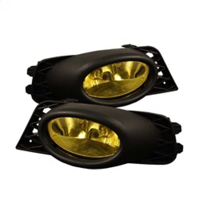 Spyder Honda Civic 09 11 4Dr OEM Fog Lights W/Switch  Yellow FL CL HC09 4D Y