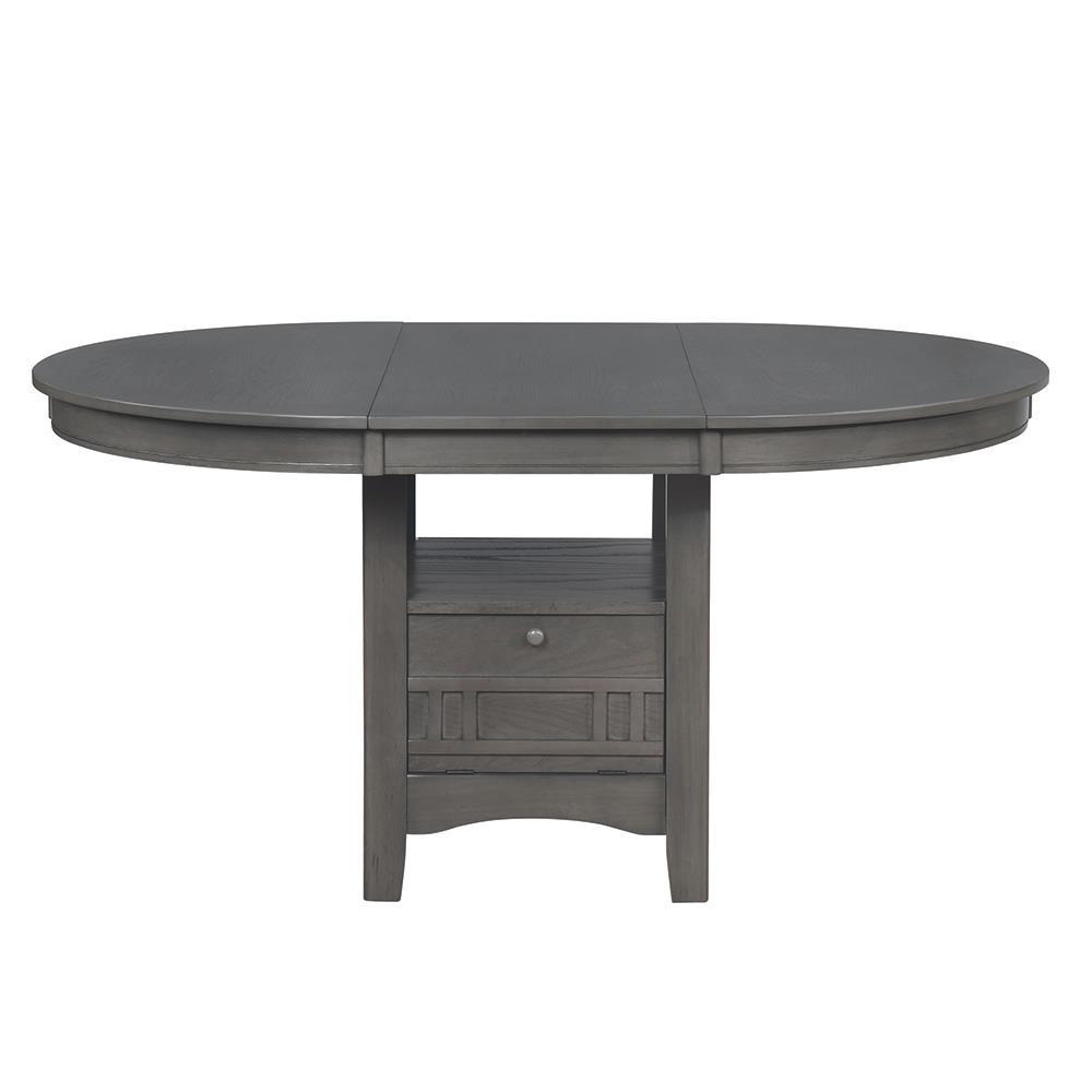2736 Lavon Dining Table with Storage Medium Grey