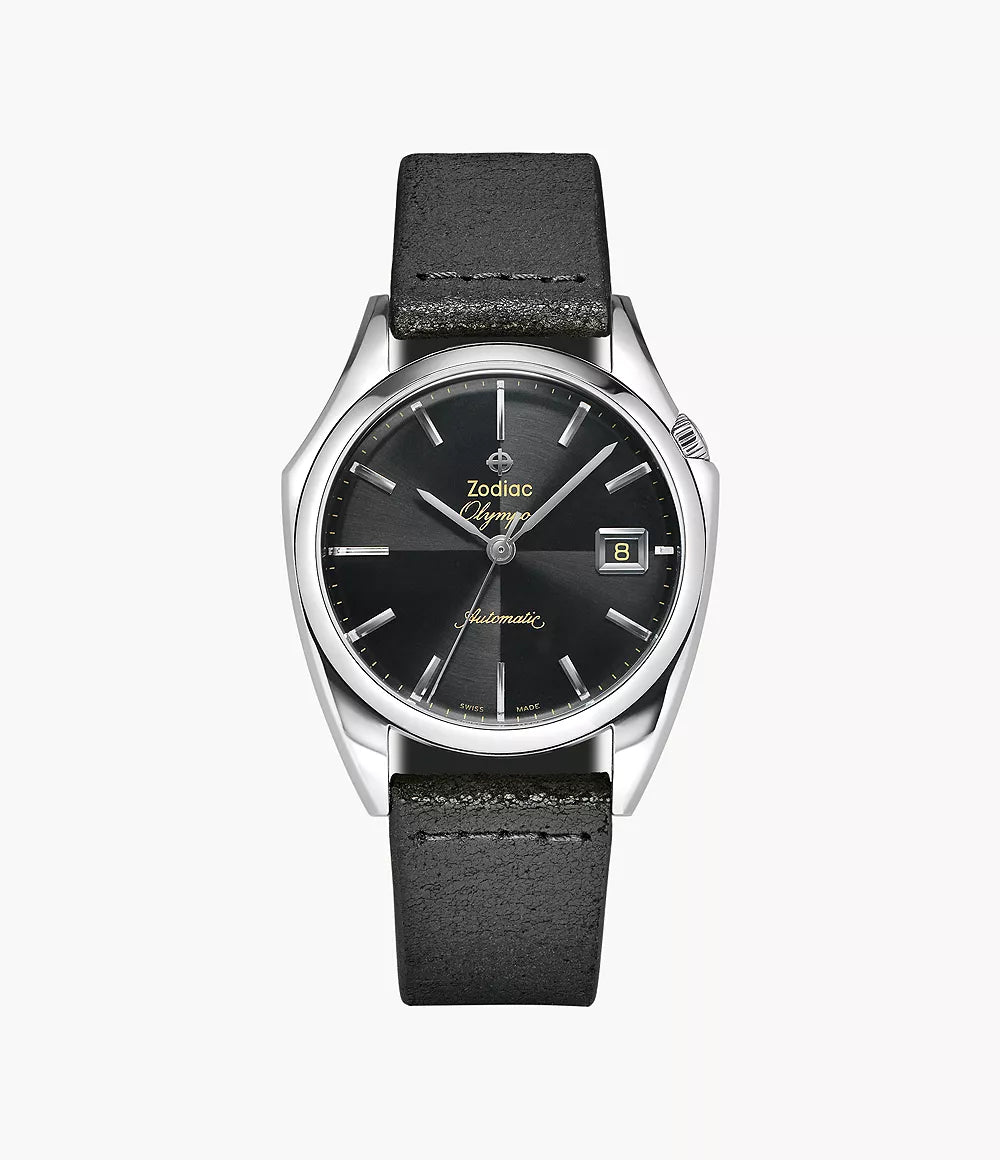 2147 Zodiac Men's Olympos Swiss Automatic Three Hand  Stainless Steel Watch