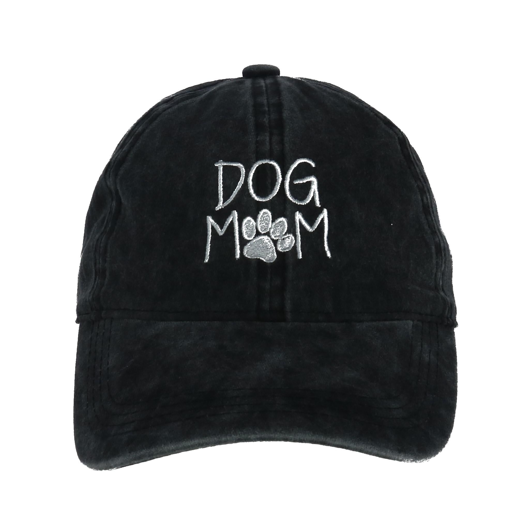 2866 Women's Dog Mom Embroidered Baseball Cap