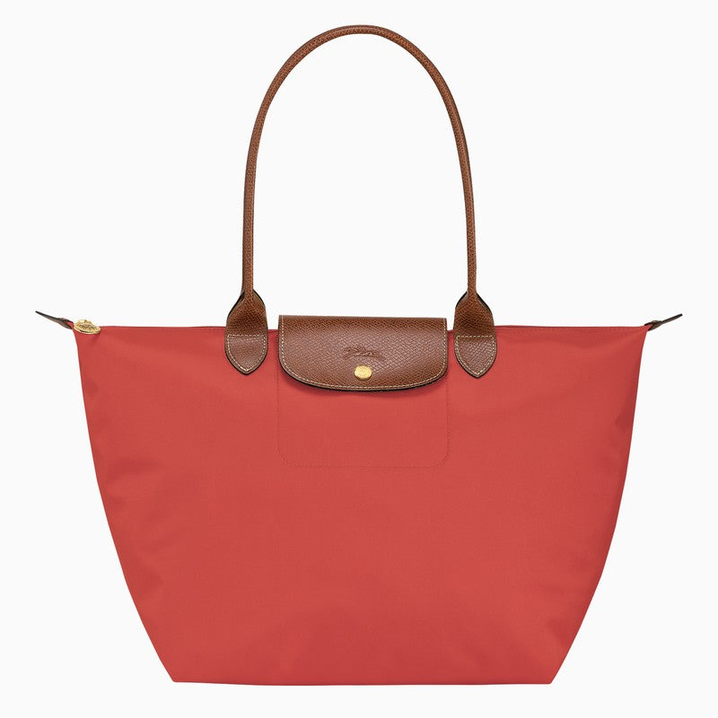 2275 Longchamp Women's Tomato Colou Le Pliage Original L Bag