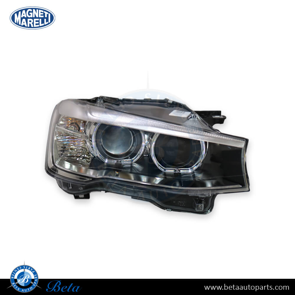 BETAAUTOPARTS BMW X3 / X4 F25 LCI / F26  (2014 2018), Headlamp Adaptive Xenon (Right), Magneti Marelli, 63117401138