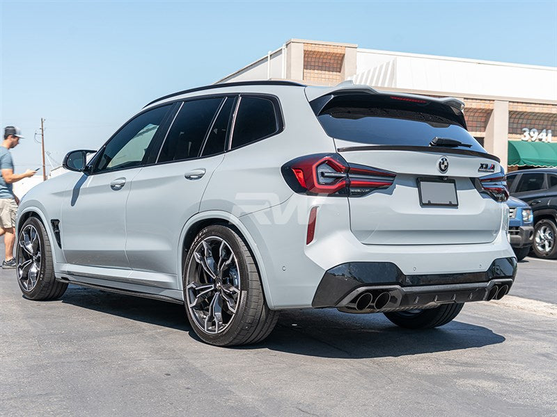RW CARBON BMW F97 X3M Carbon Fiber Diffuser