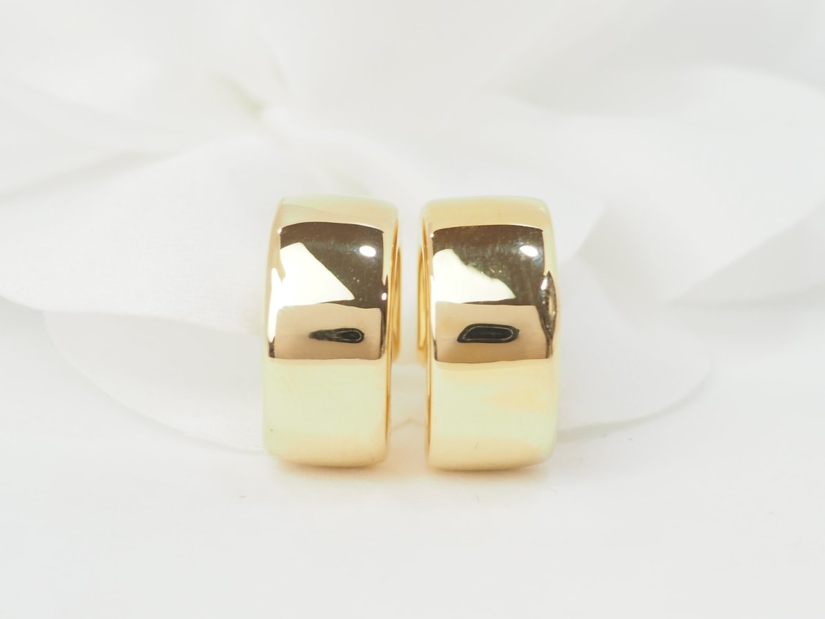 L'AURORE Earrings Creole in yellow gold
