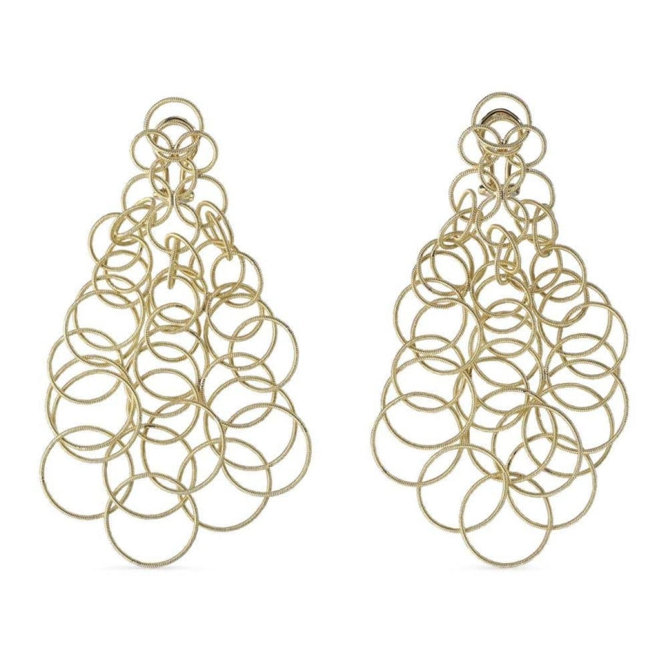 BUCCELLATI Hawaii 18K Yellow Gold Drop Earrings