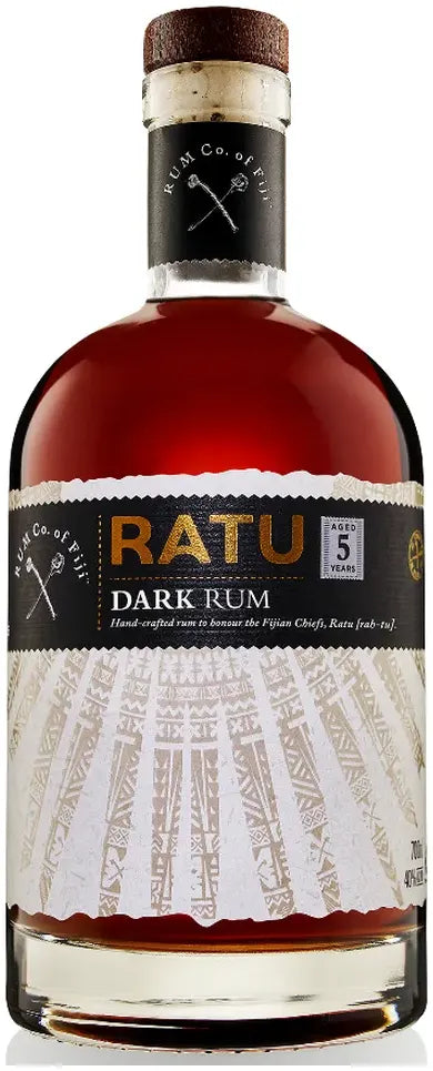 Rum Co. Of Fiji Ratu 5 Year Old Dark Rum 700ml