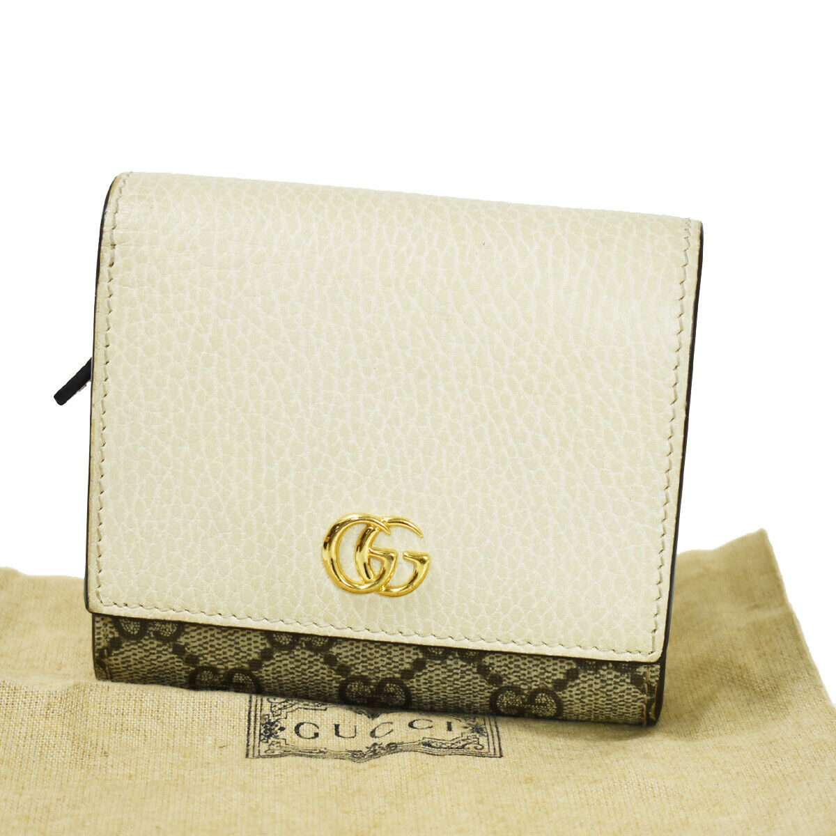 2275 Gucci Gg Marmont  Leather Wallet  (Pre Owned)