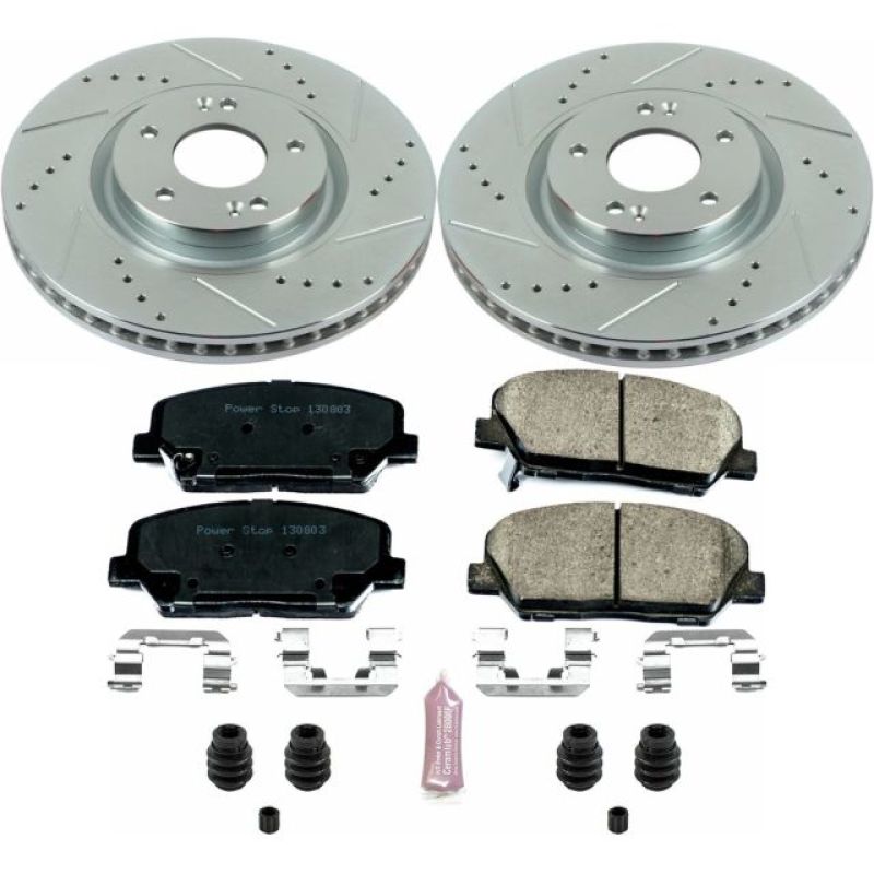POWERSTOP Power Stop 11 15 Kia Optima Front Z23 Evolution Sport Brake Kit