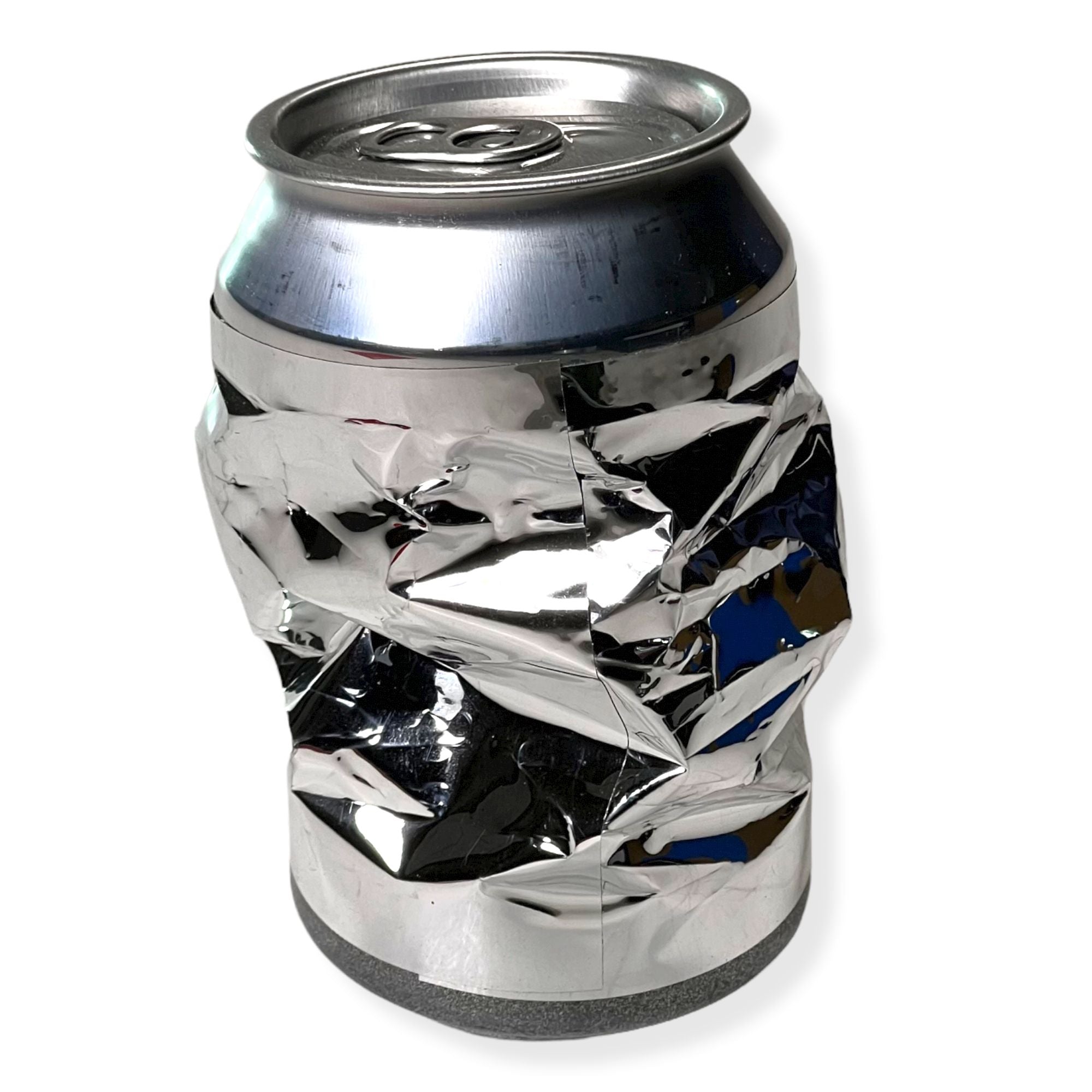 NEWRULEFX Crushable Special Effects Aluminum Can with Foam Bottom   Pop Soda or Beer Can Blank