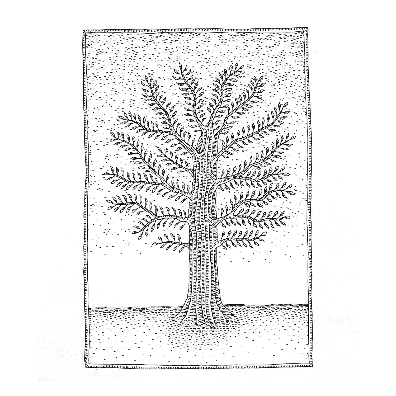 PATRICK DUNAWAY Cotton Wood Print