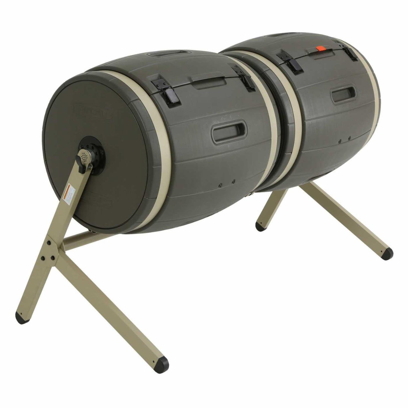 2736 100 Gallon Compost Bin Tumbler Double Rotating Composter