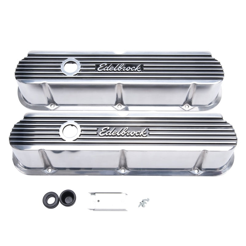 Edelbrock Valve Cover Elite II Series Ford 289 302 351W CI V8 Tall Polished