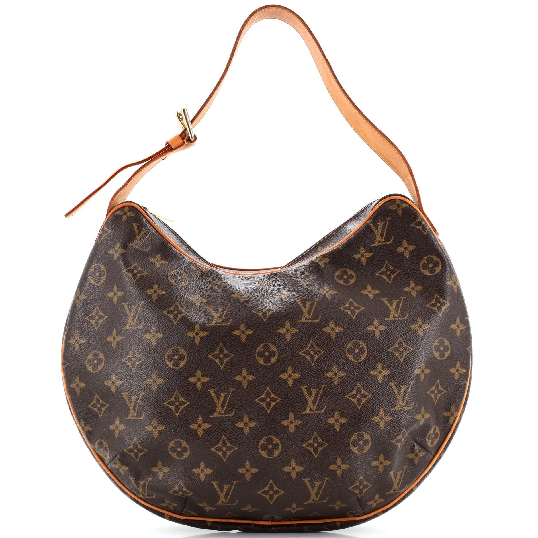 2860 Croissant Handbag Monogram Canvas GM