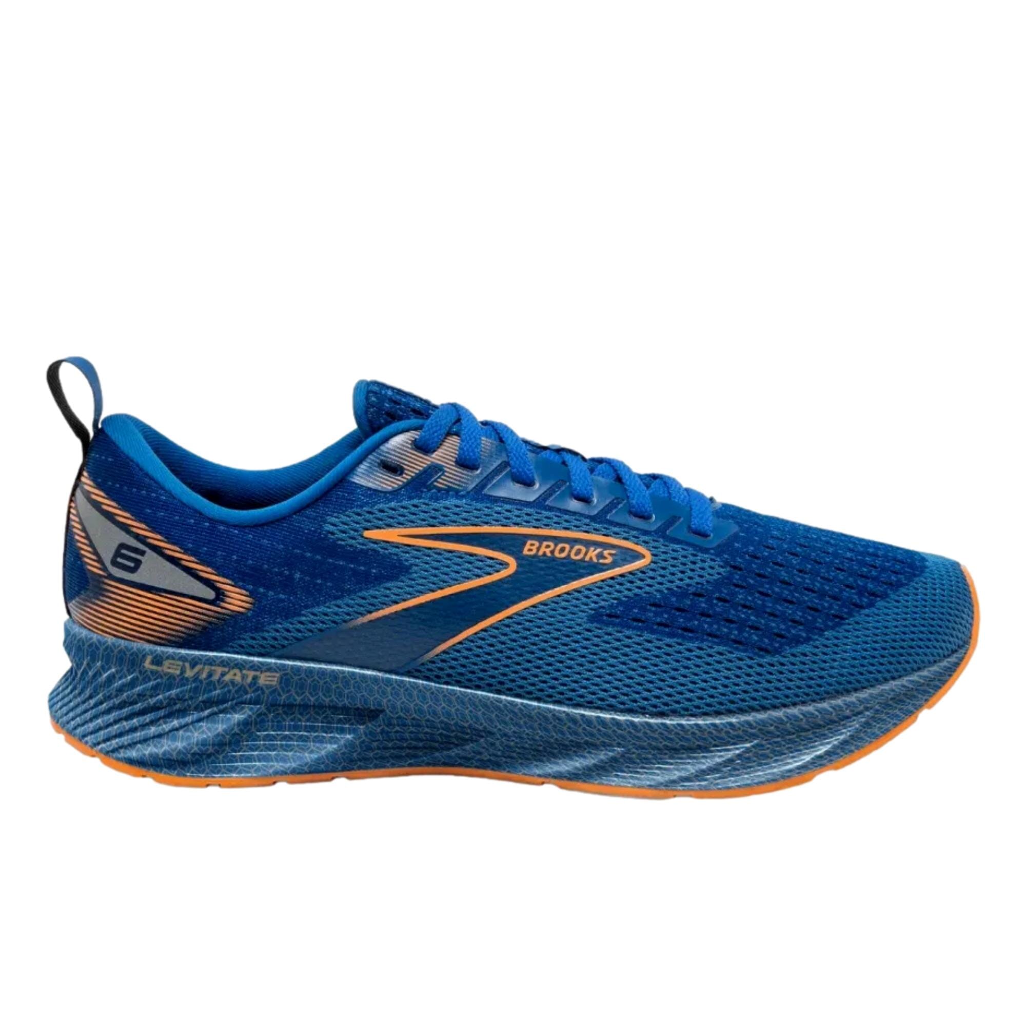 2808 Brooks Levitate 6 Classic Blue   Orange  110395 1D 405 Men's