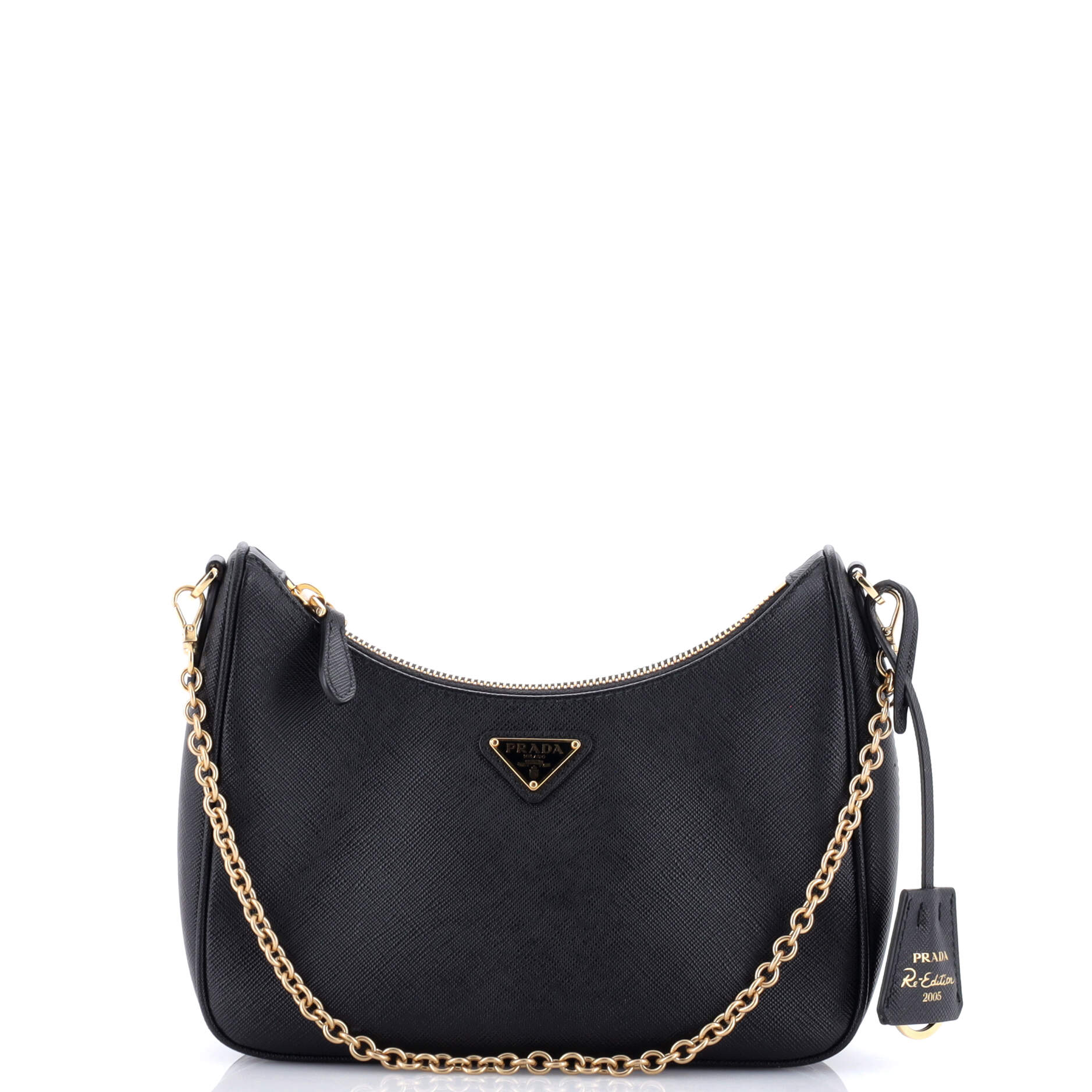 2860 Re Edition 2005 Shoulder Bag Saffiano Leather Small