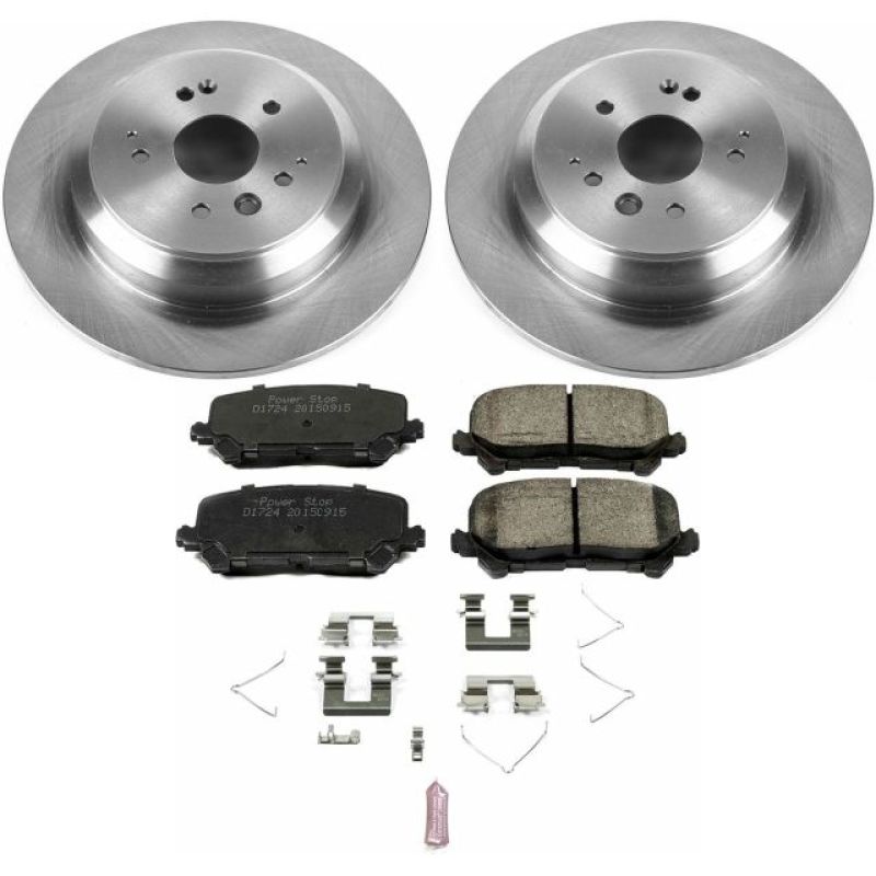 POWERSTOP Power Stop 14 16 Acura MDX Rear Autospecialty Brake Kit