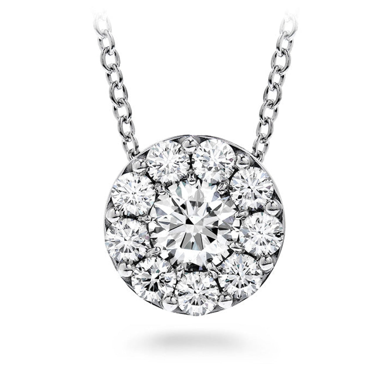 HEARTS ON FIRE Fulfillment 18K White Gold 1.50 ct Diamond Pendant Necklace