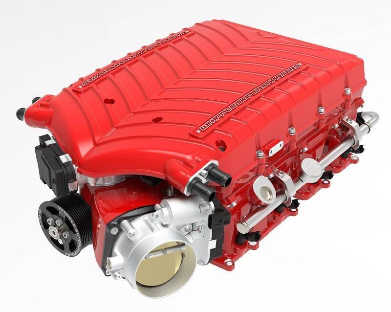 WHIPPLE SUPERCHARGERS Whipple Supercharger Kit (Gen 6, Stage 1): Dodge Challenger / Charger 6.2L Hellcat 2015   2023