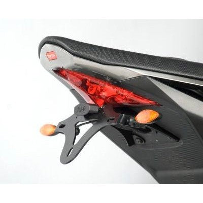 R&G Racing Black Tail Tidy License Plate Holder For 2021 2024 Aprilia RS125