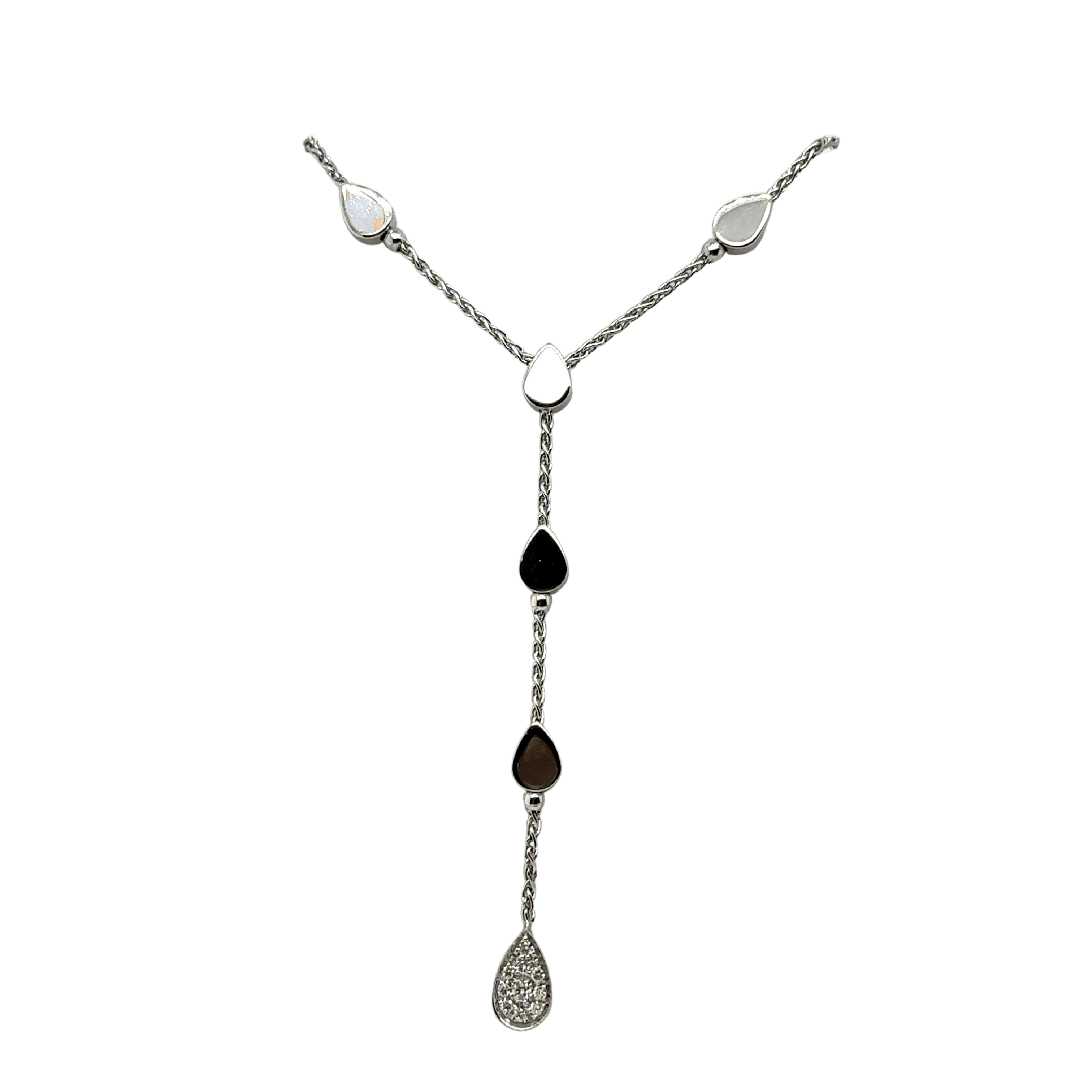 LILLE BIJOUX VINTAGE Piaget   “Lucea” Necklace in White Gold and Diamonds