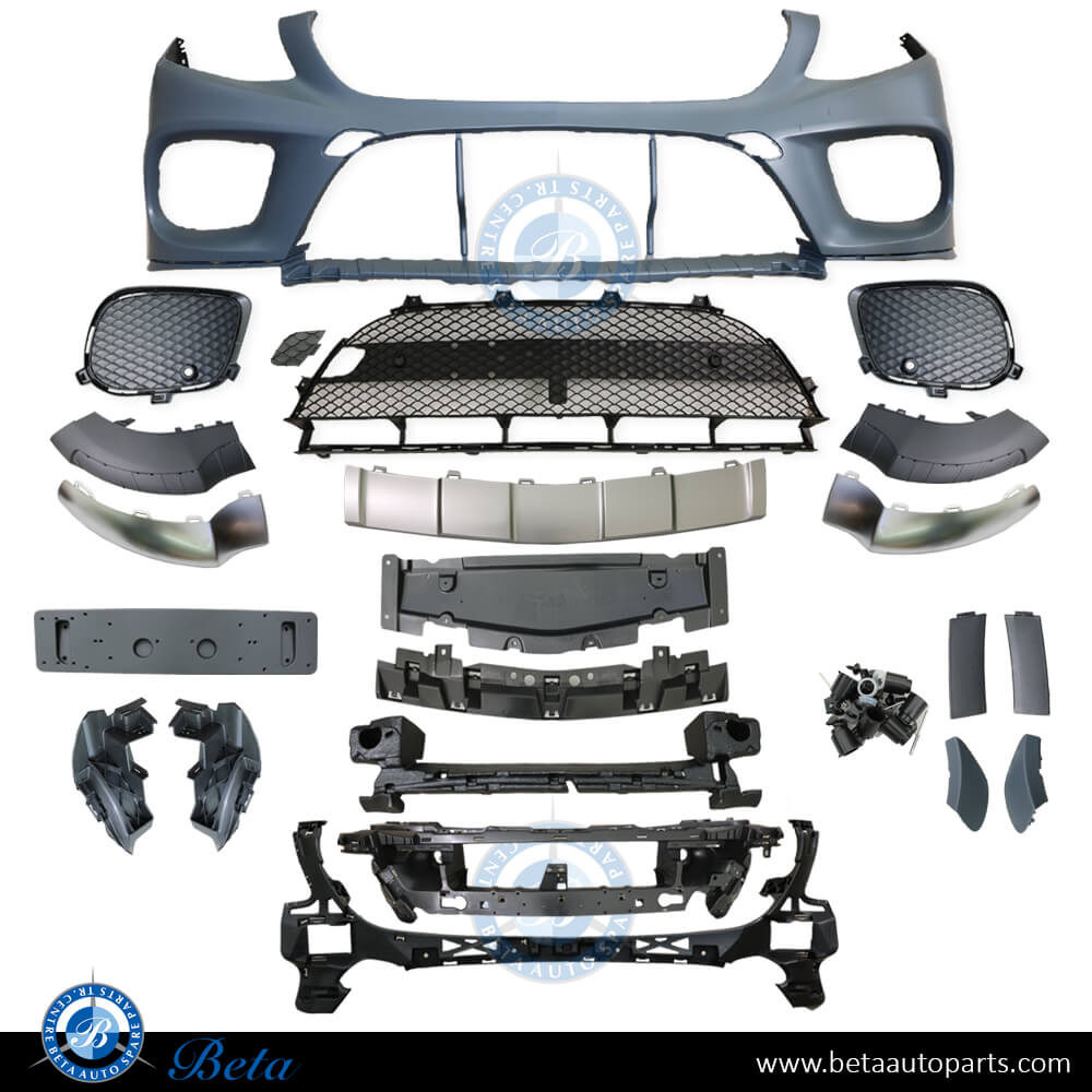 BETAAUTOPARTS Mercedes GLE Class Coupe C292 (2015 2018), Front Bumper Normal AMG with Active Parking, Taiwan, 2928851925