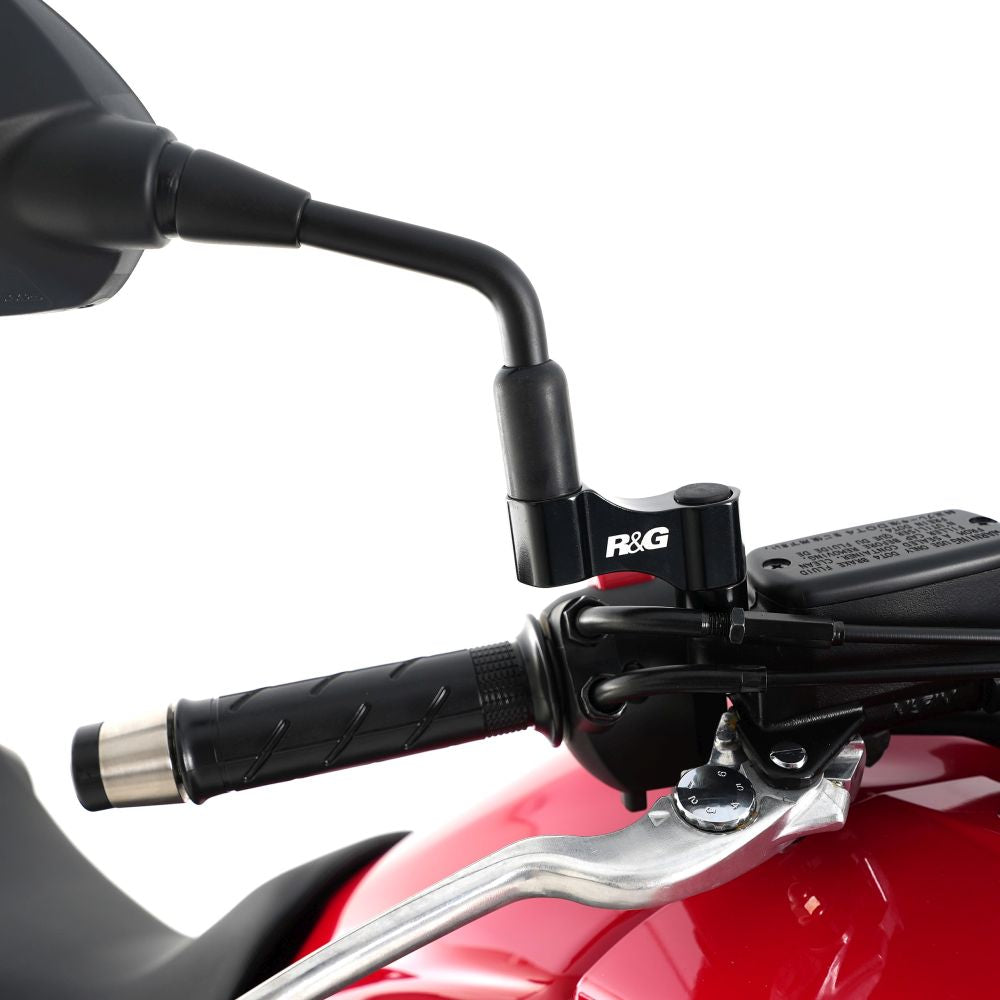 R&G Racing Black Mirror Widener Arms MW0002BK