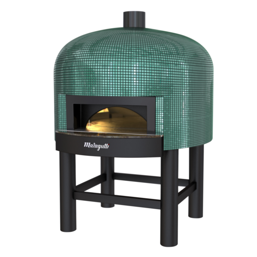 Italiana N 145 Napoli Rotating Oven with vibrated refractory stone baking surface, 78.74 in W,