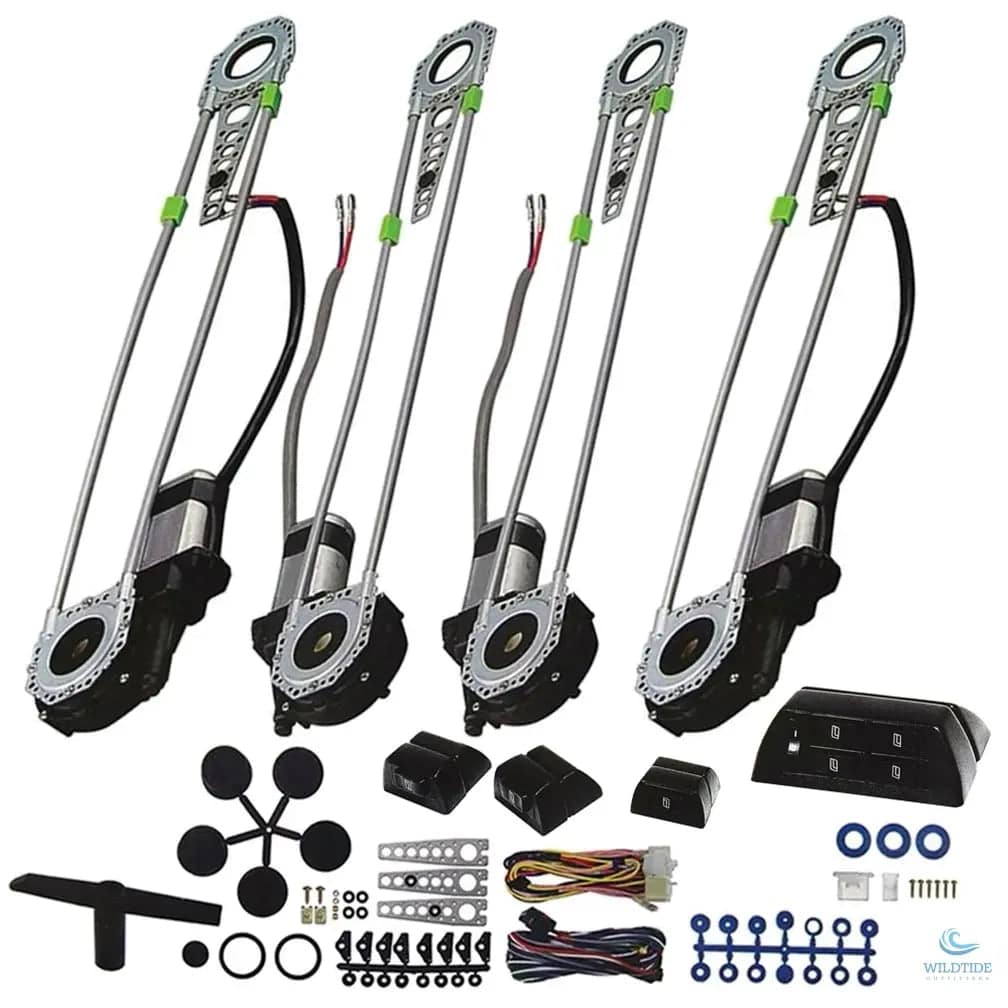 NIPPON Power Window Kit;universal With 7 Switches;for 4 Windows