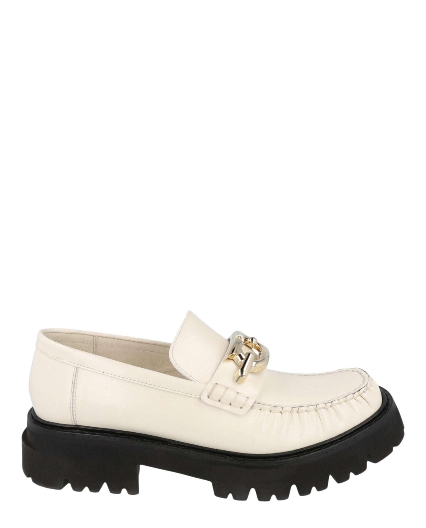 SALVATORE FERRAGAMO Ferragamo Ingrid Leather Loafers Womens 01G019 763905 1C