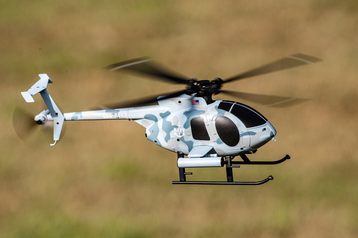 Rage R/C   Hero Copter Military, 4 Blade RTF Heli; Navy