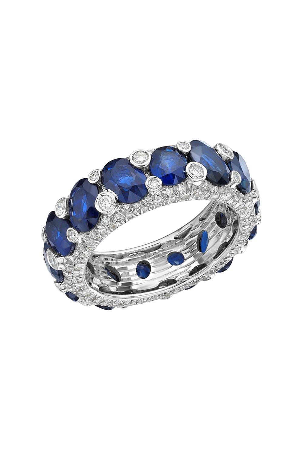 SABOO FINE JEWELS Blue Sapphire Eternity Band