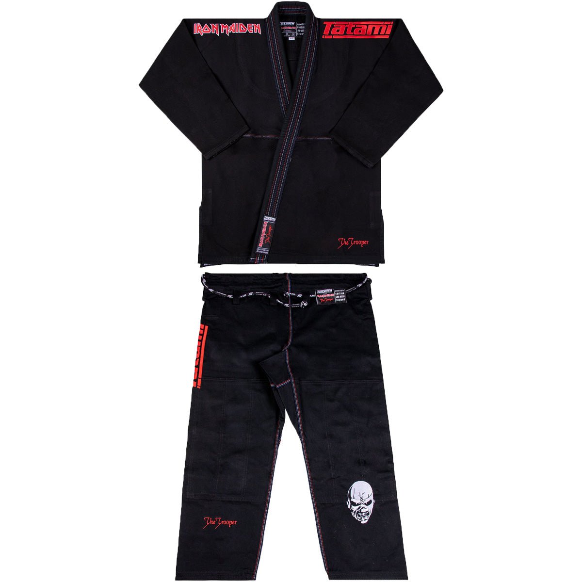 Tatami Fightwear Iron Maiden Trooper BJJ Gi   Black