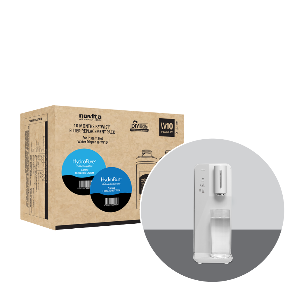NOVITA W10 Filter Replacement Pack