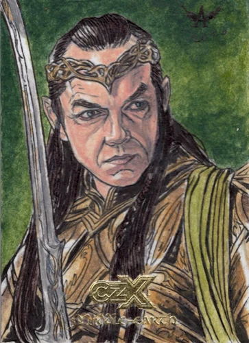 Lord Of The Rings CZX Middle Earth Sketch Card By Angelo De Capua
