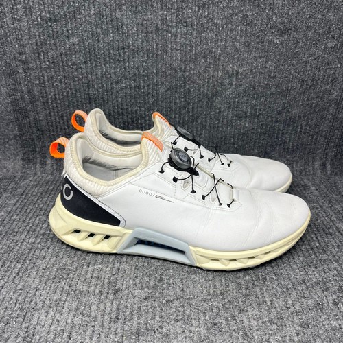 Ecco Biom C4 BOA Gore Tex Waterproof Golf Shoes White Mens Size 12 US   46 EU