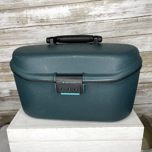 Vintage Samsonite Oyster GLS 1991 Luggage Train Case Carry On Combination Lock