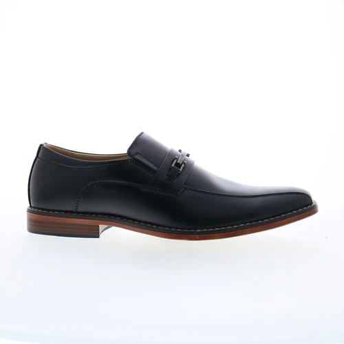Steve Madden M Grabbe Mens Black Synthetic Loafers & Slip Ons Casual Shoes
