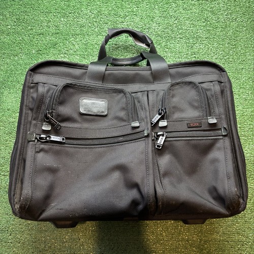 TUMI Alpha Rolling Laptop Briefcase Carry on Bag 26103DH Expandable